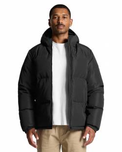 Hooded Puffer Jacket, Mens
